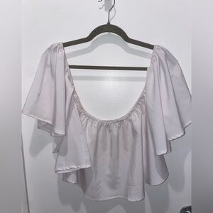 Off-Shoulder White Blouse
Paper racine